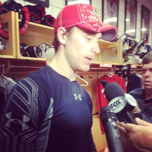 Shawn Matthias post-game 10/27/13