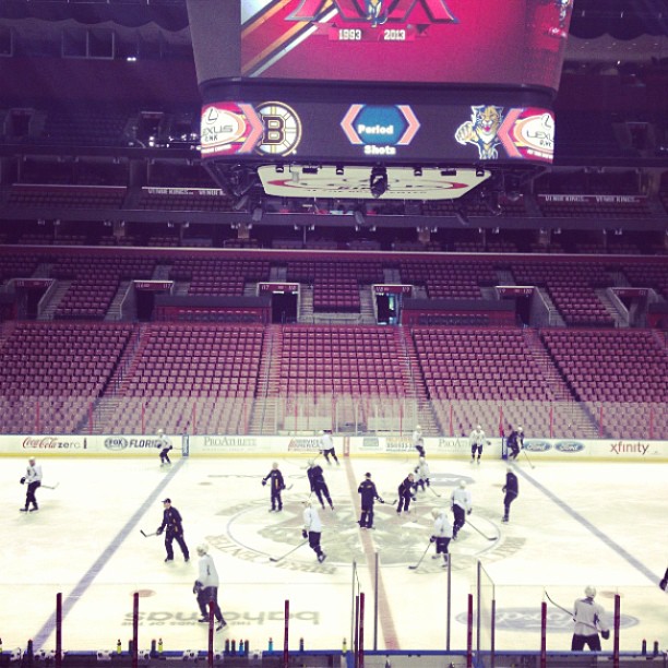 #Bruins morning skate 10/17/13